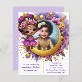 フォト誕生日リトルブラック妖精アフリカンパープル