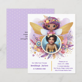 フォト誕生日リトルブラック妖精アフリカンパープル