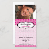 フォト誕生日招待状:：おいしい8 (正面/裏面)