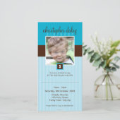 フォト誕生日招待状::: lovely square 8 (スタンド正面)