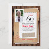 フォト誕生日探偵トップシークレットアニーエイジ招待状 招待状 (正面)