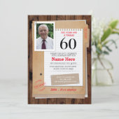 フォト誕生日探偵トップシークレットアニーエイジ招待状 招待状 (スタンド正面)