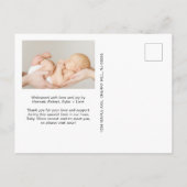 フォト誕生 案内ポストカード (裏面)