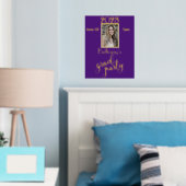 フォト金ゴールドまたはシルバーグラードパーティー 箔ポスター (インサイチュ (寝室))