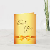 フォト金ゴールドエレガントメタリック誕生日 サンキューカード (正面)