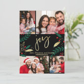 フォト金ゴールドジョイオンブラッククリスマスグリーンリー シーズンカード (スタンド正面)