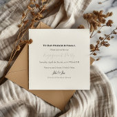 フォト金ゴールドス婚約したクリプトの発表パーティー 案内状