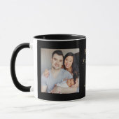 フォト金ゴールドタイプライター文字 | First Father's Day マグカップ (左)