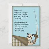 フォト1stバースデーフィッシャーマン招待状 招待状 (裏面)