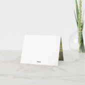 フォト70誕生日付きゴルフテーマ サンキューカード (裏面)