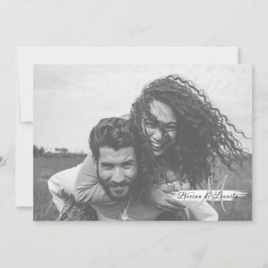 フォト | の結婚更新延期のお知らせ 招待状 (裏面)