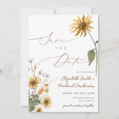 フォト ひまわり Save the Date カード (正面)