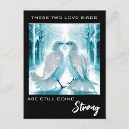 *～* フォト アニバーサリー AP54 アブストラクト ラブ バーズ ポストカード