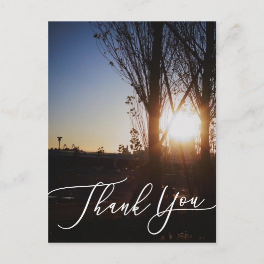 フォト・イメージ・カード、サンキューカード ポストカード (正面)