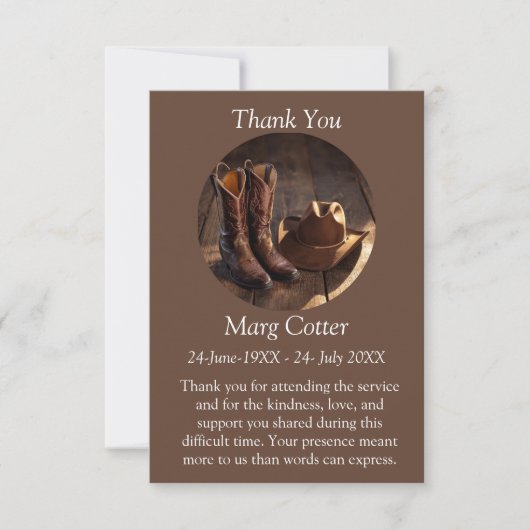 フォト カントリー メモリアル カード | パーソナライズされたカード (正面)