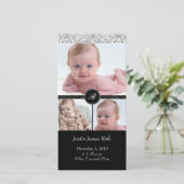 フォト・カードエレガント白×4(V) 案内状 (スタンド正面)