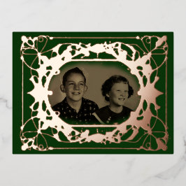 フォト・カード、ホリデー・カード 箔シーズンポストカード