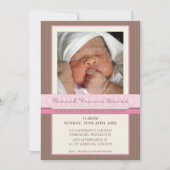 フォト《キリスト教》洗礼式や命名式招待状:：エレガンス2P 招待状 (正面)