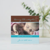 フォト《キリスト教》洗礼式や命名式招待状::信仰2SQ 招待状 (スタンド正面)