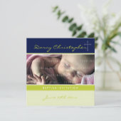 フォト《キリスト教》洗礼式や命名式招待状::信仰5SQ 招待状 (スタンド正面)