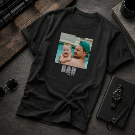 フォト クールなパパ 認定カスタム年 - パパへのギフト Tシャツ