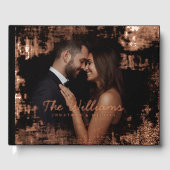 フォト ゲスト ブック ロマンチック エレガント フォイル ゲストブック (正面)