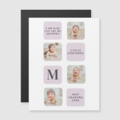 フォト コラージュ & ベスト グランマ エバー ベスト パープル ギフト (正面/裏面)