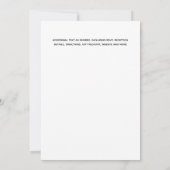 フォト スウィート 16 現代のエレガントな予算 誕生日 招待状 (裏面)