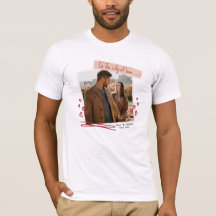 フォト&ネーム入りバレンタインTシャツ(名入れ・写真入り)