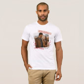 フォト&ネーム入りバレンタインTシャツ(名入れ・写真入り) Tシャツ (正面フル)