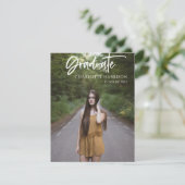 フォト パンパスグラス 卒業パーティー 招待状 (スタンド正面)