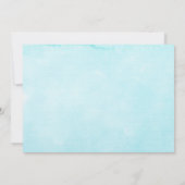 フォト ビーチ ウェディング セーブ・ザ・デート (裏面)