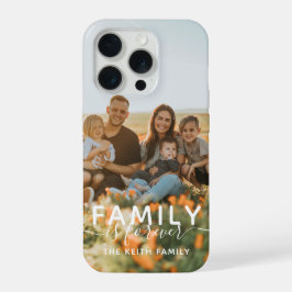 フォト ファミリーイズフォーエバー カリグラフィースクリプト iPhone 15 PROケース
