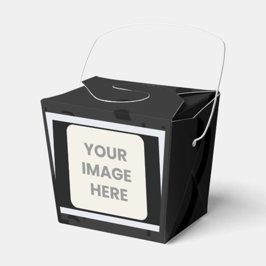 フォト フェイバーボックス | オーダーメイド パーティー パッケージング (正面サイド)