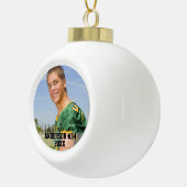 フォト·フットボカスタムールかスポーツ セラミックボールオーナメント (右)