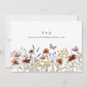 フォト フラワル セーブ・ザ・デート (裏面)