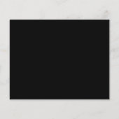 フォト ブラック ゴールド ウェディング Save the Date カード (裏面)