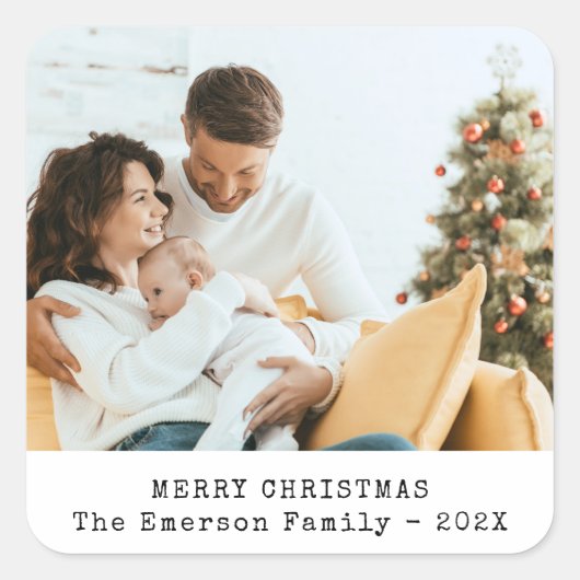 フォト ホリデー ステッカー (正面)