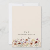 フォト ボーホー セーブ・ザ・デート (裏面)