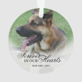 フォト メモリアル クリスマス オーナメント (裏面)