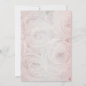 フォト モダン ジオメトリック ローズ グラッド アナウンスメント 招待状 (裏面)