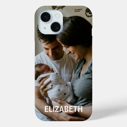 フォト 名前入り カスタム Case-Mate iPhone カバー (裏面)