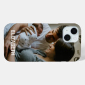 フォト 名前入り カスタム Case-Mate iPhone カバー (裏面 (横))