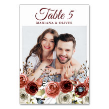 フォト 秋の紅葉ミックスフラワーの結婚式
