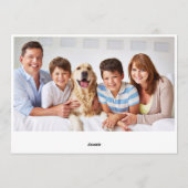 フォト 赤いカーディナル鳥のクリスマスグリーティング シーズンカード (裏面)