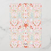 フォト |金ゴールドレタリングで一番幸せなクリスマス 箔シーズンカード (裏面)