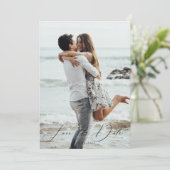 フォト Save the Date 招待状 (スタンド正面)