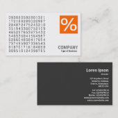 フォト(v2)ロゴパネル-乱数 名刺 (正面/裏面)