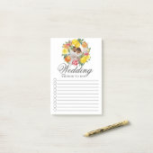 フォトCitrus結婚のTo Doリスト ポストイット (デスク上)