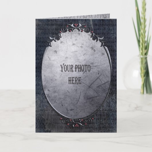 フォトGothic Cobwebsフレームの追華美加 カード (正面)